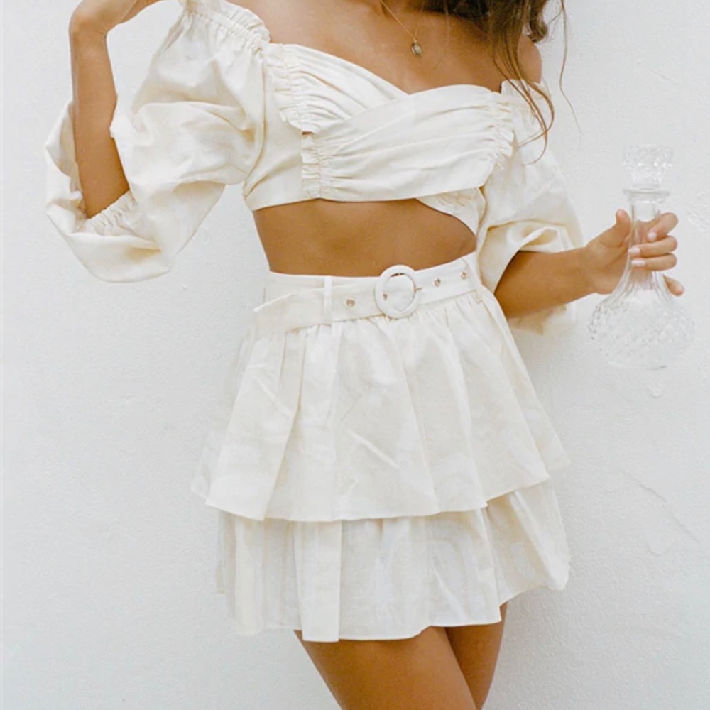 SOLD Belted Zoe Skirt SABO SKIRT